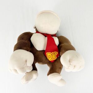 Sanei Super Mario Brothers Bros Donkey Kong DK Stuffed Animal Plush Toy 9 Inch